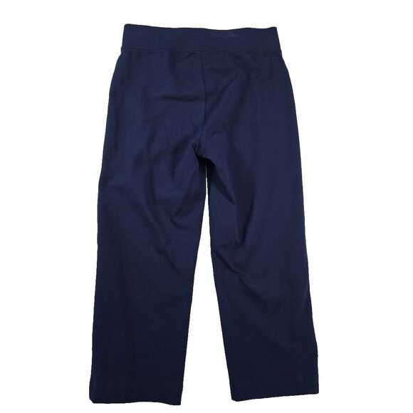 Lands End Starfish Pull On Crop Stretch Pants Women's Size Small Tall 6/8 - Picture 2 of 7